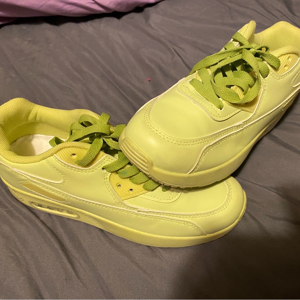 Neon Green Tennis Shoes